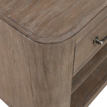 South Bend - Open Nightstand With Charging Station - Brown