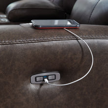 Crossplex - Smoke - Power Recline Sofa With Adjustable Headrest