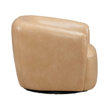 Donovan - Upholstered Swivel Accent Chair - Tan