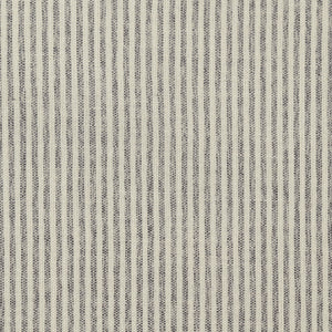 Willow Creek - Round Ottoman - Pebble Gray Stripe