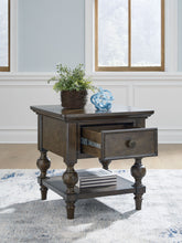 Veramond - Square End Table - Dark Brown