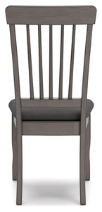 Shullden - Gray - 5 Pc. - Drop Leaf Table, 4 Side Chairs