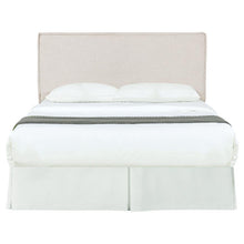 Izzy - Upholstered Queen Or Full Panel Headboard - Sand