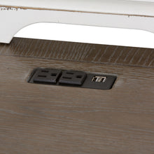 Magnolia Manor - Credenza & Hutch - White & Brown