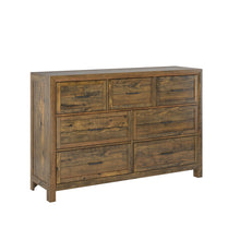 Pine Valley - 7 Drawer Dresser - Caramel Brown