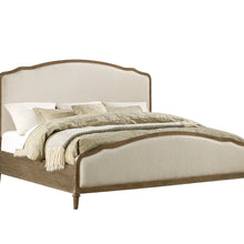 Interlude - Queen Upholstered Bed - Sandstone Buff