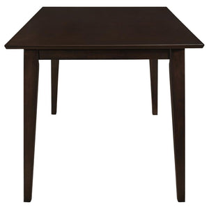 Gabriel - 5 Piece 59" Rectangular Dining Set - Cappuccino