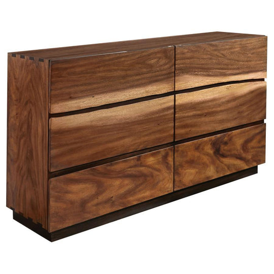 Winslow - 6-Drawer Dresser - Smokey Walnut