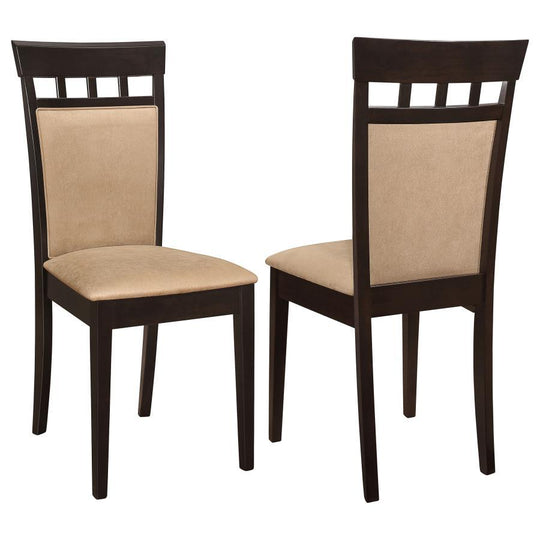Gabriel - Closed Back Side Chairs (Set of 2) - Cappuccino