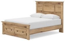 Makidern - Panel Storage Bed With Under Bed Storage Unit And Storage Footboard