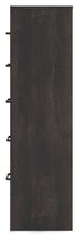 Hollivern - Dark Gray - Five Drawer Chest