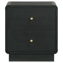 Cavelle - 2-Drawer Nightstand Bedside Table - Black