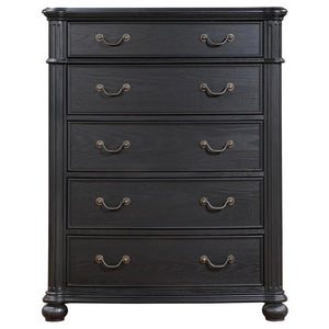 Celina - 5-Drawer Bedroom Chest - Black