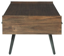 Calmoni - Brown - Rectangular Cocktail Table