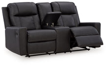 Mackmenville - Double Reclining Loveseat With Console