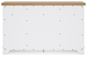 Ashbryn - White / Natural - Dining Room Server