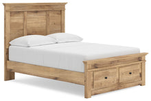 Makidern - Panel Storage Bed With Storage Footboard