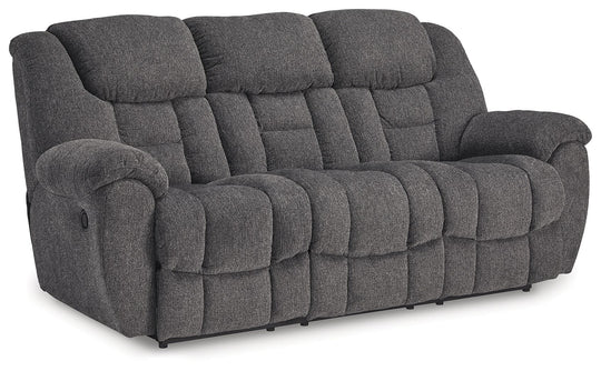 Foreside - Reclining Sofa - Charcoal