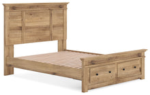 Makidern - Panel Storage Bed With Storage Footboard
