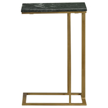 Vicente - Marble Top C-Shaped Sofa Side Table