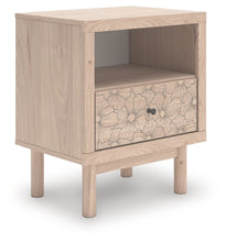 Arloster - Tan - One Drawer Night Stand