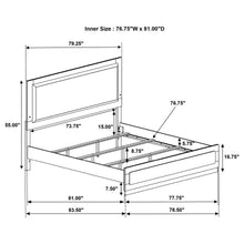 Caraway - Wood LED Panel Bed
