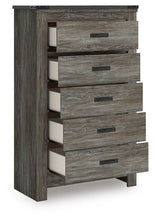 Frandern - Bookcase Panel Bedroom Set