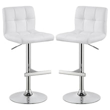 Lenny - Upholstered Adjustable Bar Stool (Set of 2)