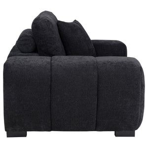Octavia - Fabric Upholstered Track Arm Accent Chair