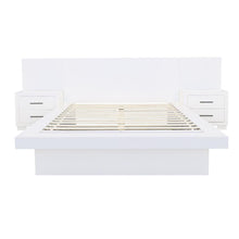 Jessica - Wood LED Panel Bed