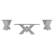 Taffeta - Mirrored Coffee Table Set