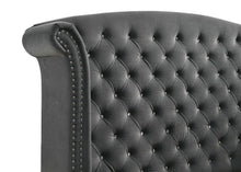 Melody - Upholstered Wingback Bed