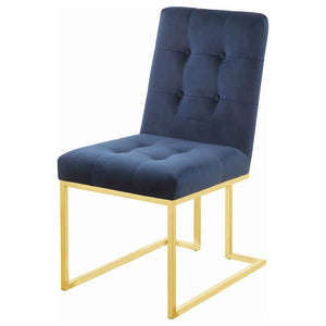 Cisco - Velvet Upholstered Dining Side Chair (Set of 2)