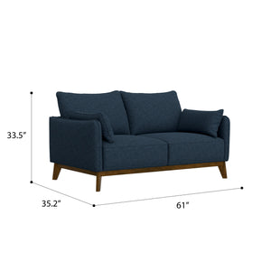 Aria - Loveseat - Navy Storm