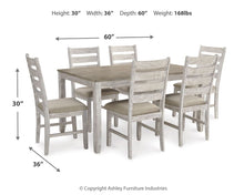 Skempton - Dining Room Table Set (Set of 7) - White