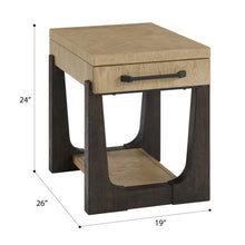 Sutton Place - Chairside Table - Caramel / Cocoa