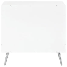 Nieta - 2 Door Engineered Wood Accent Cabinet - White High Gloss