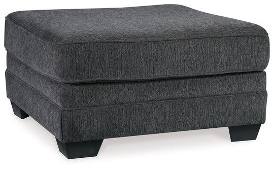 Tracling - Oversized Accent Ottoman - Slate
