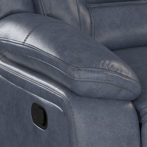 Declan - Reclining Loveseat - Blue