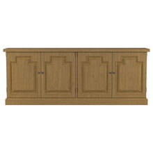 Florence - 4 Door Dining Sideboard Buffet Cabinet - Rustic Honey