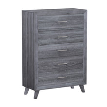 Rappa - 5-Drawer Wood Dresser - Warm Gray