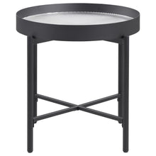 Ozella - Round Table With Hidden Storage Sandy