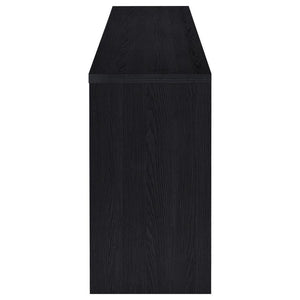 Denison - 79" 4-Door TV Stand Media Console - Black