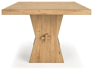 Galliden - Rectangular Dining Room Table - Light Brown