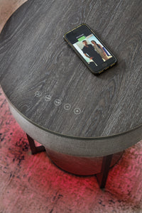 Sethlen - Accent Table - Gray / Black