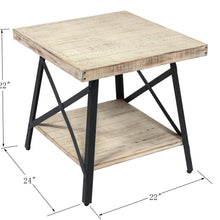 Chandler - End Table - Whitewash