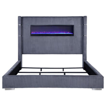 Tisdall - Upholstered Fireplace Bed