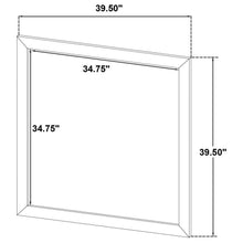 Wright - Dresser Mirror - Brown Oak