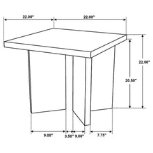 Andando - Square Solid Wood End Table - Mango Brown