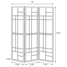 Katerina - 3-Panel Room Divider Folding Shoji Screen - Cherry
